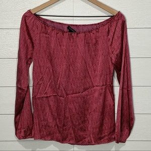 Kenneth Cole Pink Silk Top Size 8